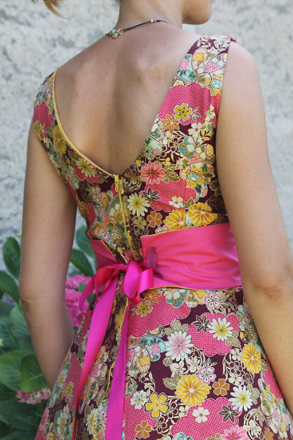 robe retro japonisante et son jupon 4 tissumi robe retro japonisante et son jupon 4 tissumi
